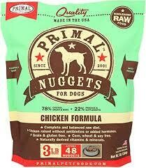 Primal 3 lb Dog Chicken Nuggets