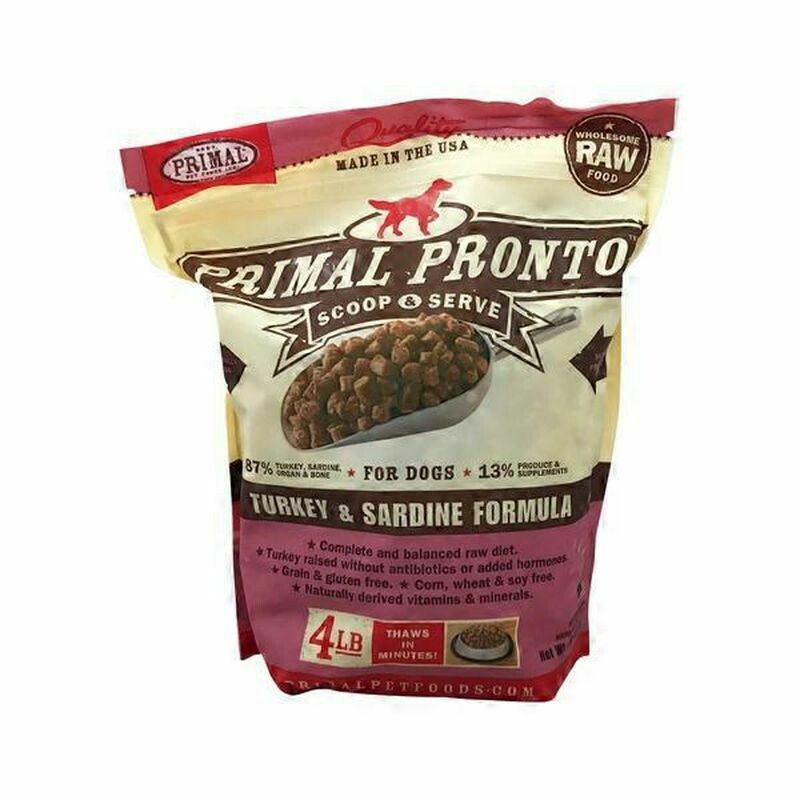 Primal Pronto Turkey and Sardine 4lb