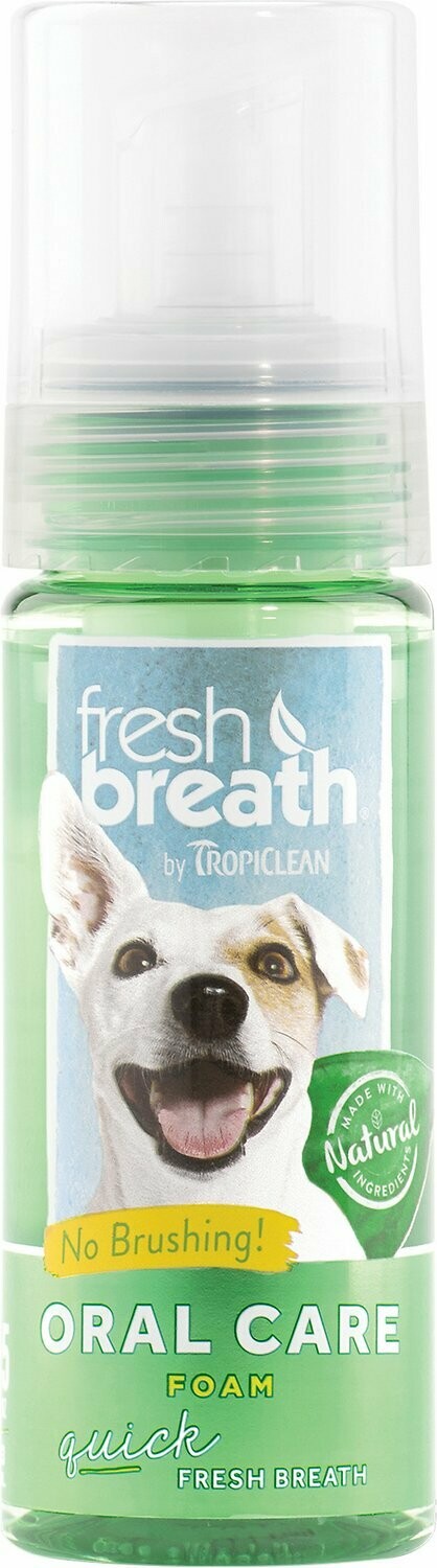 Tropiclean Fresh Mint Foam 4.5oz