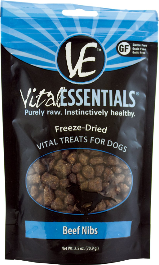 Vital Essentials Dry Beef Nibs Treat 2.3oz