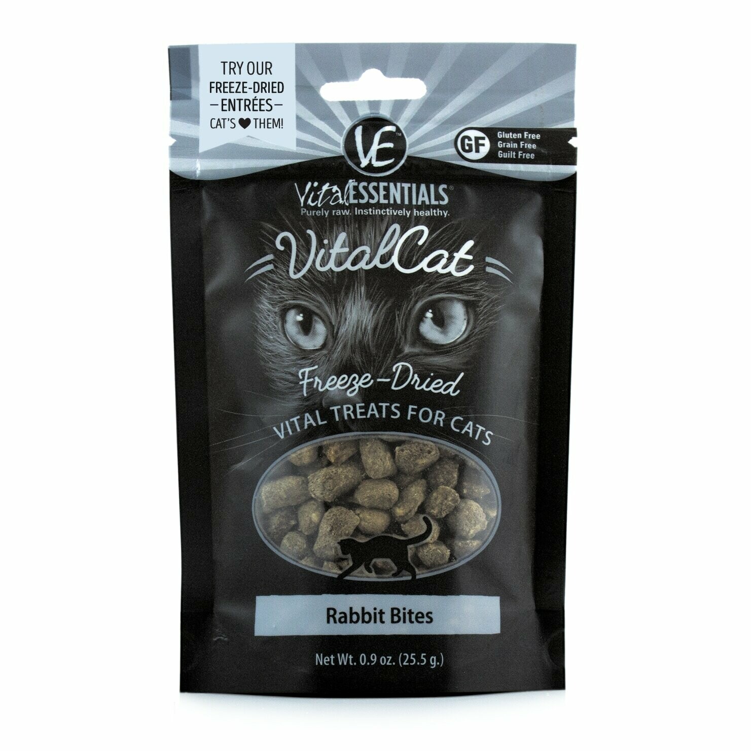 Vital Essentials Rabbit Bite Cat Treats