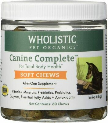 Wholistic Canine Complete Soft Chew 60ct