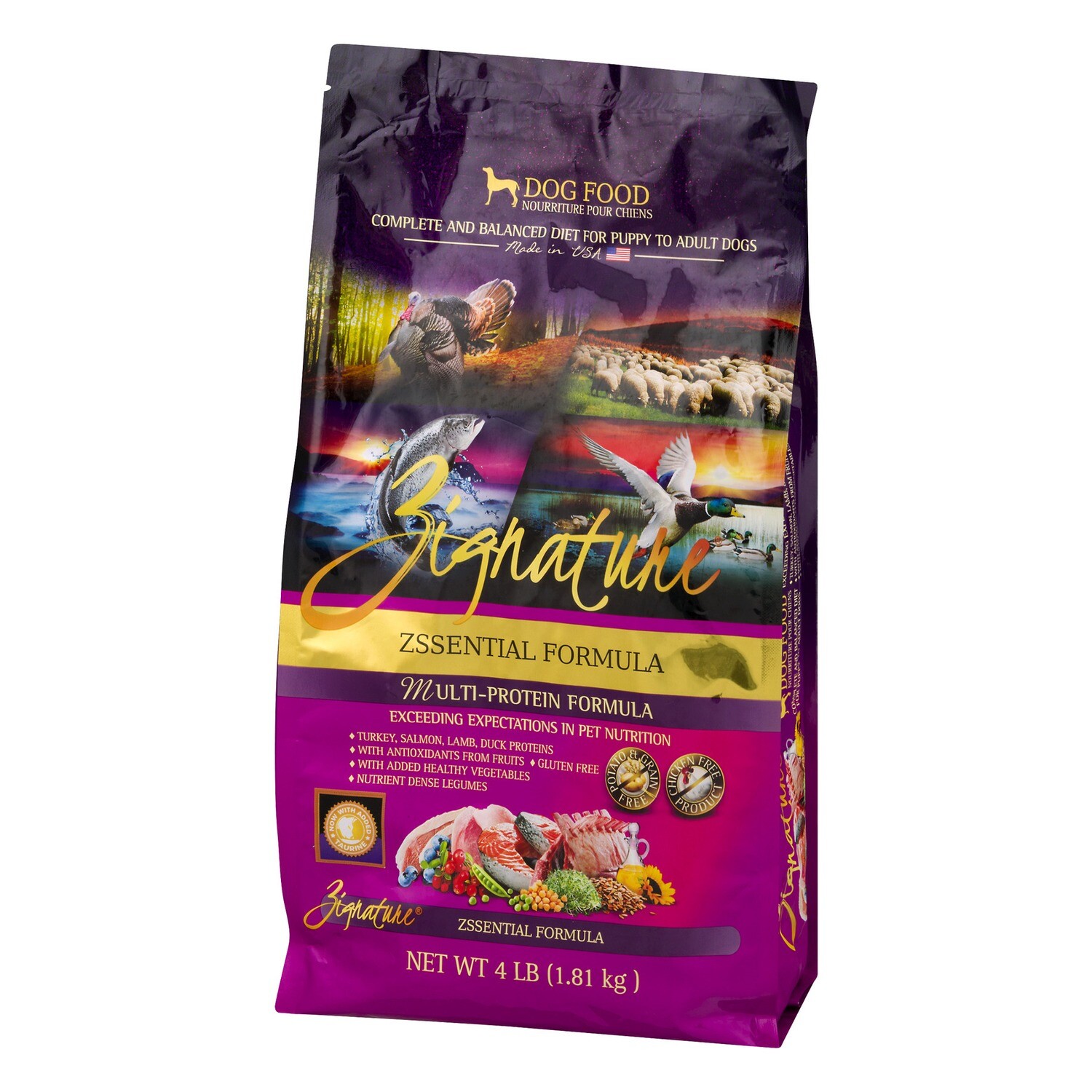 Zignature Zssentials Dog 4 lb