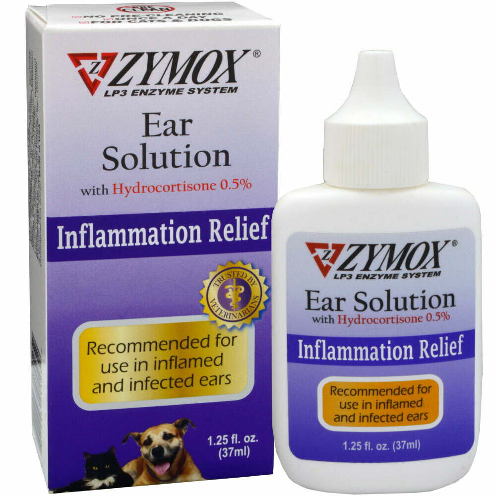 Zymox 1.25 ozr Solution w .5 percent Hydrocortisone
