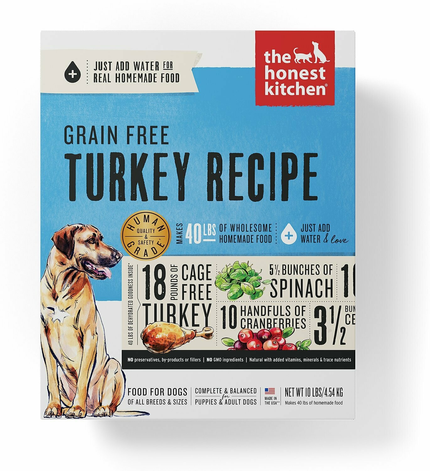 Honest Kitchen GF Turkey 10 lb Box