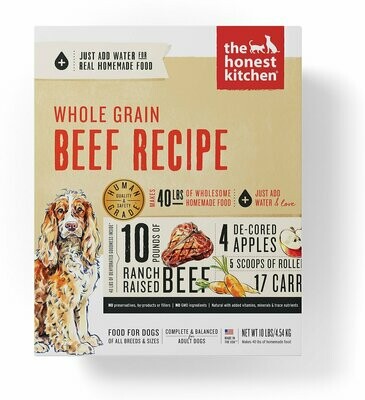 Honest Kitchen Whole Grain Beef 10lb