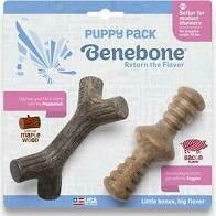 Benebone Puppy 2 pk  bacon stick &amp; zaggler