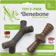 Benebone tiny 2 pk  Bacon stick &amp; zaggler
