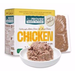 ALL PROVIDE 2 LB CAT GENTLY COOKED FROZEN CHICKEN GF