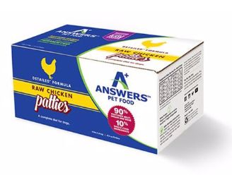 Answers Detailed Chicken 8 oz Patties
