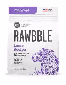 BIXBI 4.5 OZ DOG LAMB RAWBBLE FREEZE DRIED GF