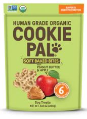 COOKIEPAL 8.8 OZ DOG PEANUT BUTTER APPLE SOFT BITES TREAT BG