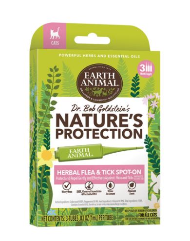 Earth Animal Flea &amp; Tick Spot on for Cats