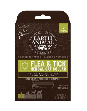 Earth Animal Herbal Flea and Tick Collar for Cats