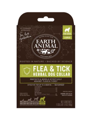 Earth Animal Herbal Flea and Tick Collar for Large Dogs