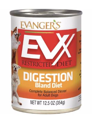 EVANGERS EVX 12.5 OZ DOG CAN RESTRICTED DIGESTION BLAND