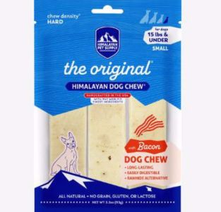 Himalayan Dog Chew Bacon Small Under 15 lbs 3-4 pieces