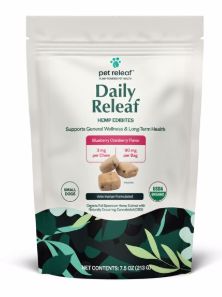 Pet Releaf Edibite Daily Releaf Blue Cran MD LG