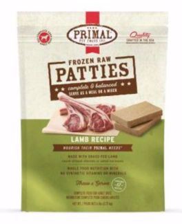 Primal 6 lb Dog Lamb Patties