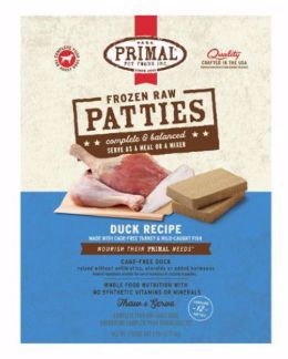 Primal 6 lb Dog Duck Patties