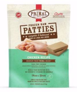 Primal 6 lb Dog Chicken Patties