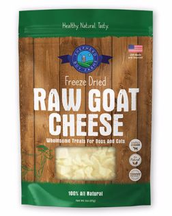 Shepherd Boy 3oz Dog Cat Raw Goat Cheese Freeze Dried Treat
