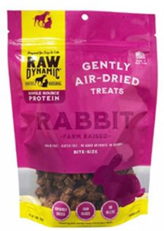 Raw Dynamic Air Dried Treats - Rabbit 3.6oz