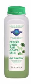 Shepherd Boy 2oz Dog Cat Super Green Freeze Dried Goat Milk Topper