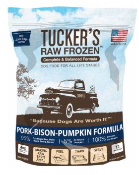 Tuckers Dog 14oz Pork Bison Pumpkin Freeze Dried Diet