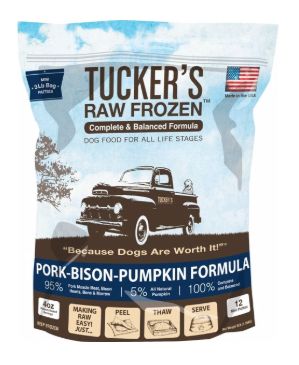 Tuckers 3lb Frozen Nuggets Pork Bison Pumpkin 