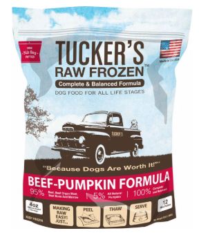 TUCKERS DOG 14 OZ BEEF PUMPKIN FREEZE DRIED DIET
