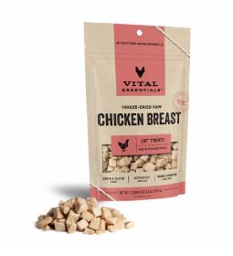 VITAL 2.1 OZ CAT CHICKEN BREAST FREEZE DRIED TREATS EA