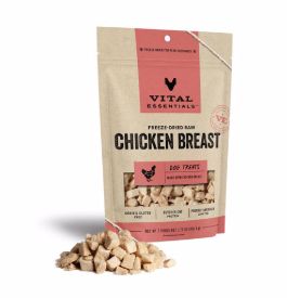 VITAL 3.75 OZ DOG CHICKEN BREAST FREEZE DRIED TREATS EA