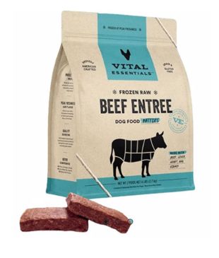 Vital Essentials Frozen Beef Patties 6lb