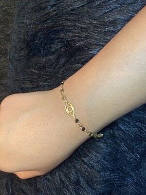 Evil Eye Bracelet •gold•