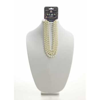 Roaring 20's Beige 72" Beads Necklace