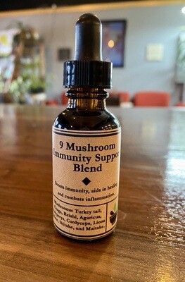 9 Mushroom Immunity Support Blend (60ml)