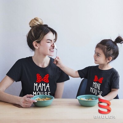 Mamá hija camiseta vinil  CM003 día de la madre