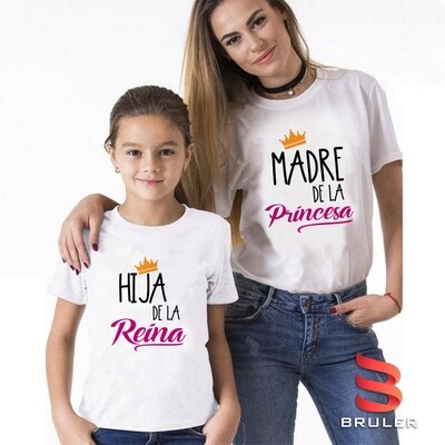 Mamá hija camiseta sublimada CM010 día de la madre