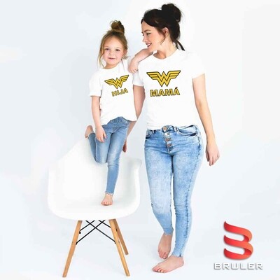 Mamá hija camiseta sublimada CM012 día de la madre
