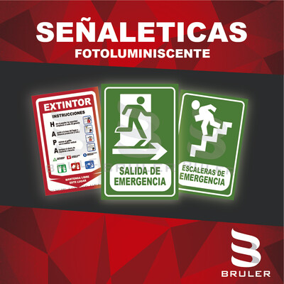 Señalética A4 Fotoluminiscente