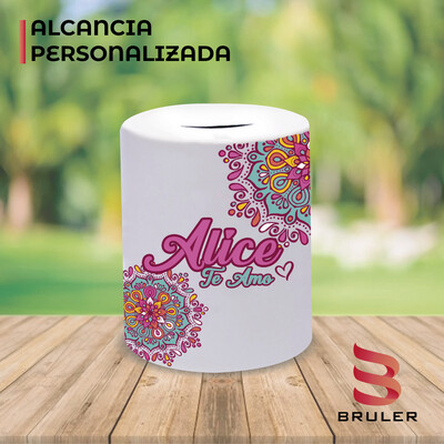 Alcancía sublimada personalizada