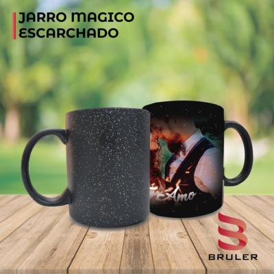 Taza mágica escarchada sublimada 12onz