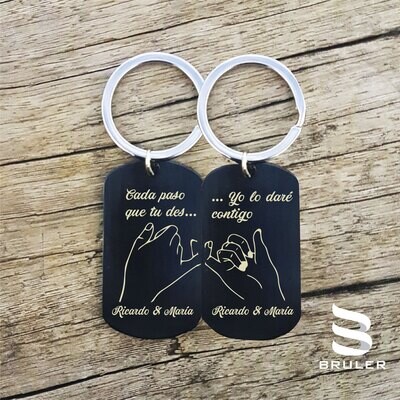 Llavero San Valentín parejas