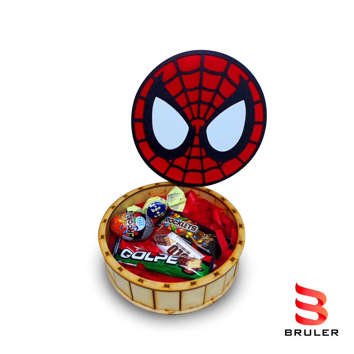 Caja día del niño spiderman
