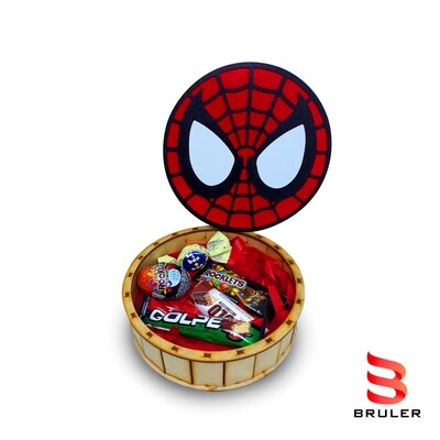Caja día del niño spiderman