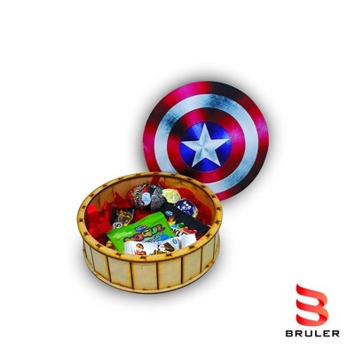 Caja día del niño Capitán América