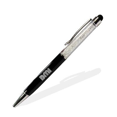 Esfero crystal negro personalizado