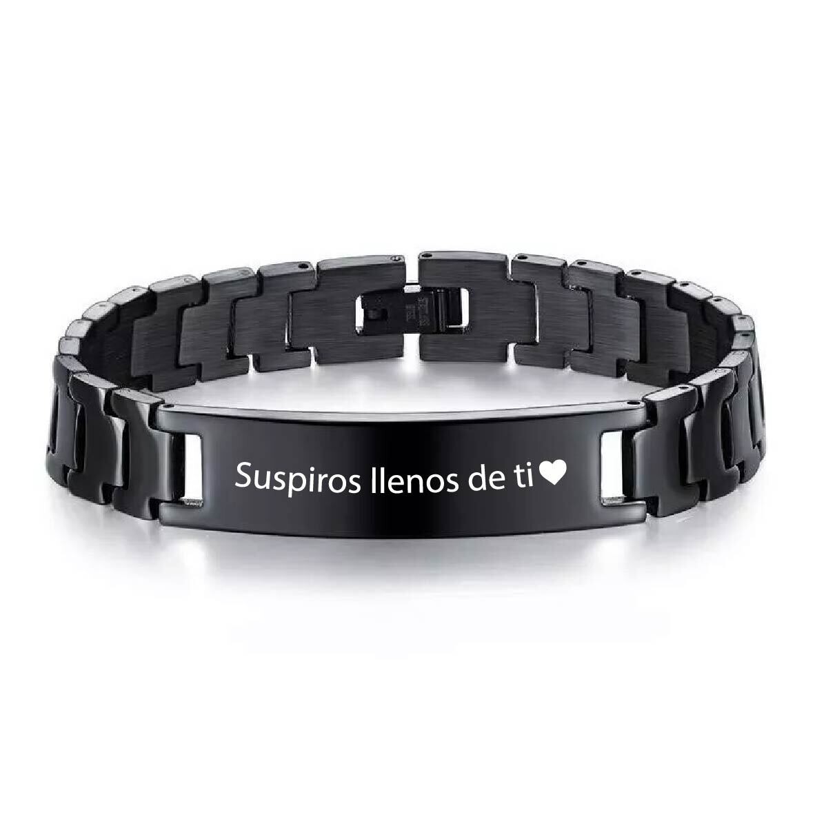 Pulsera en acero inoxidable con eslabones