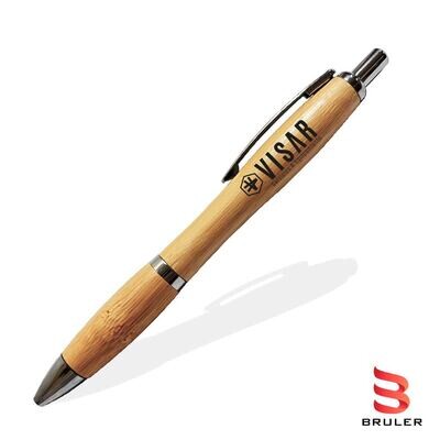 Esfero bambú ergonómico personalizado